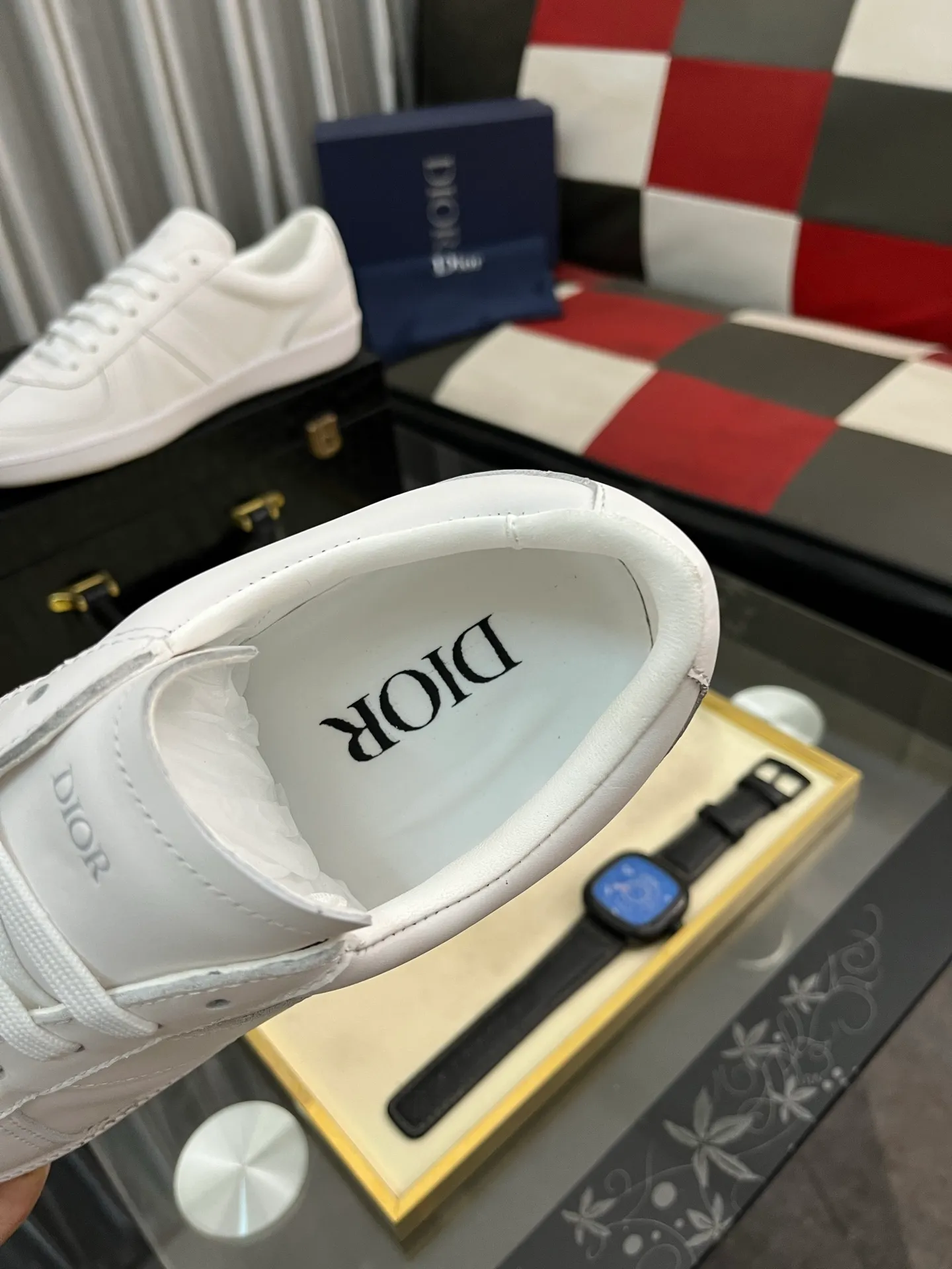 Men's Men's Shoes 💰400⌚️⌚️《Dior DIOR*》The latest and most popular casual shoes, top brand [seduce] luxury~purchase, top~quality. [Strong] The upper is made of imported breathable cowhide with material ➕ breathable sheepskin feet (•) and fine workmanship. Original stylish and stylish soft rubber wear-resistant outsole, light and comfortable on the foot, size: 38-443️⃣colors available